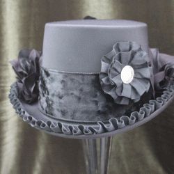 Hat, Ladies Black Mourning