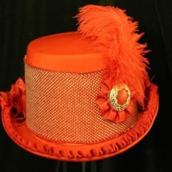 Hat, Ladies Bright Red